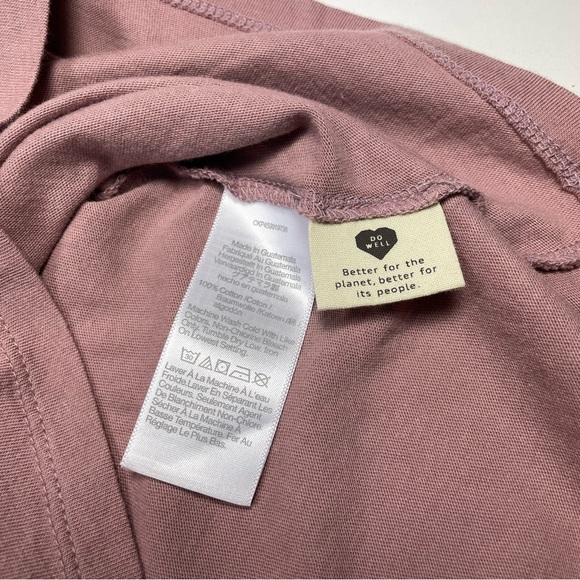 NWT Madewell softfade cotton V-neck tee - fig color Size XS - Picture 7 of 7